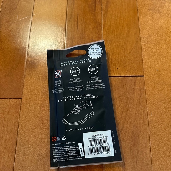 Hickies lacing system, slip-on laces for adult shoes - white - Picture 2 of 2